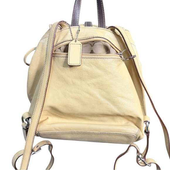 Coach yellow leather Backpack for Women 9368 main image 9